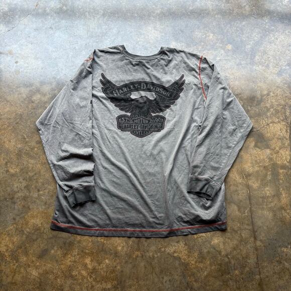 Crazy Faded Harley Long Sleeve - Picture 5 of 5